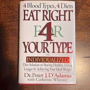 Eat Right 4 Your Type Book